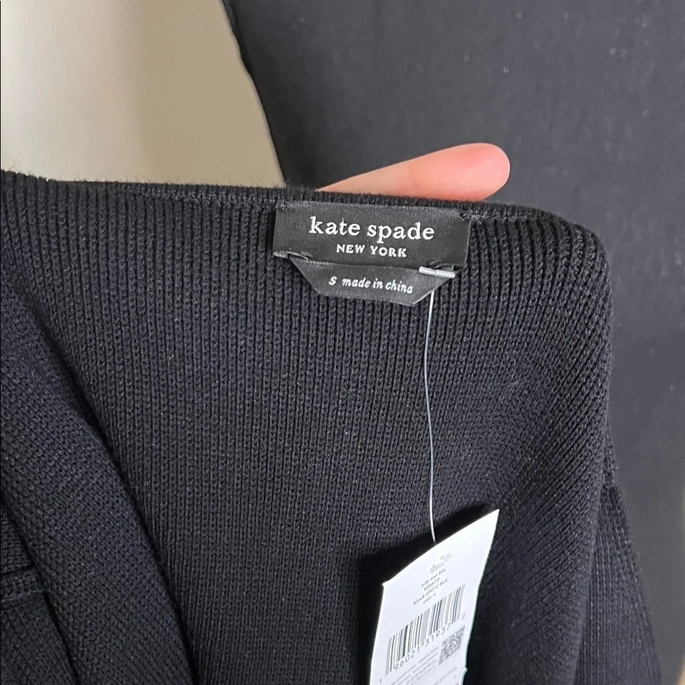 Kate Spade Scalloped Sweater Blazer Size S NEW
